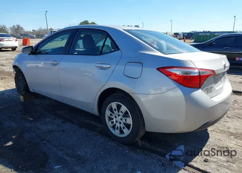 2016 Toyota Corolla Le from USA, damaged, VIN 2T1BURHE6GC626203